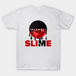 Planet Slime-Black T-Shirt